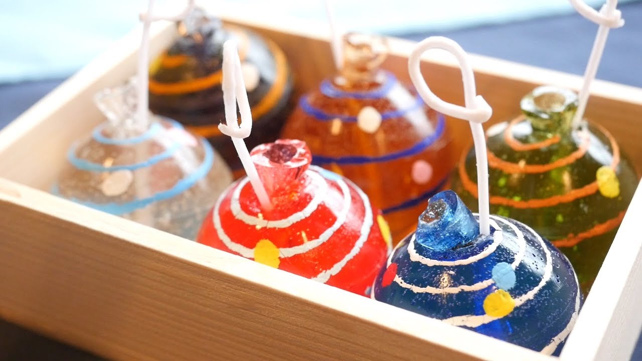 秋の音。ヨーヨーみたいなキャンドル作り。diy yoyo candle