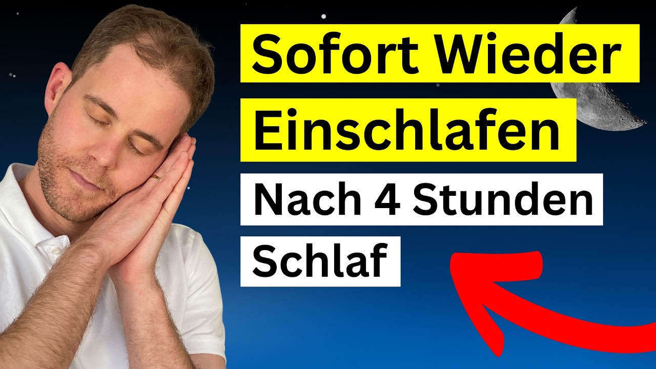 Nachts Um 3:45 Uhr WACH? Der EINZIGE Trick Den Du Zum WIEDER Einschlafen Brauchst!