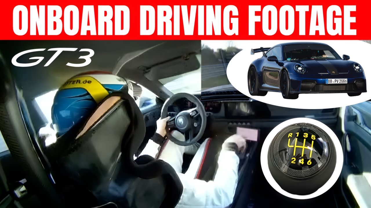 2025 Porsche 911 GT3 Onboard Driving Footage | Manual Lap Record at Nürburgring