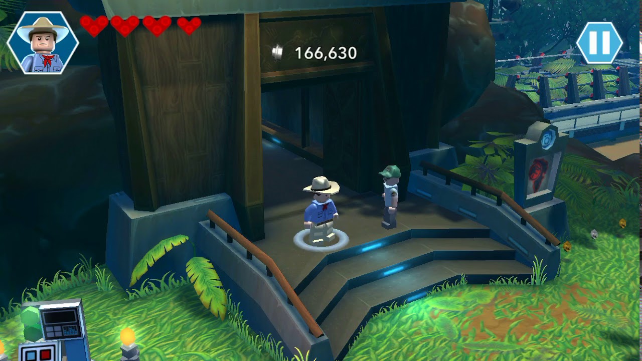 LEGO Jurassic World Raptor Enclosure Where to find Fossils A and B