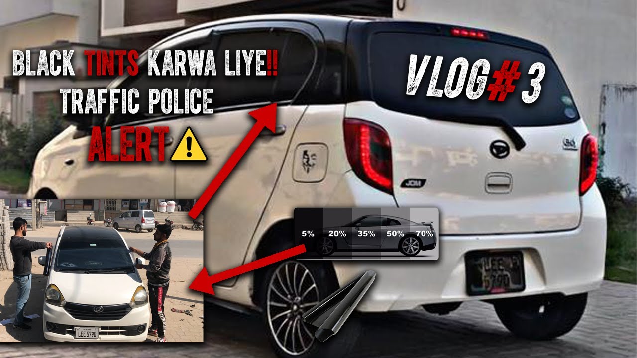 Sheeshe Black krwa liye 😍| Carvlog | Daihatsu Mira ES 660CC | High On Cars
