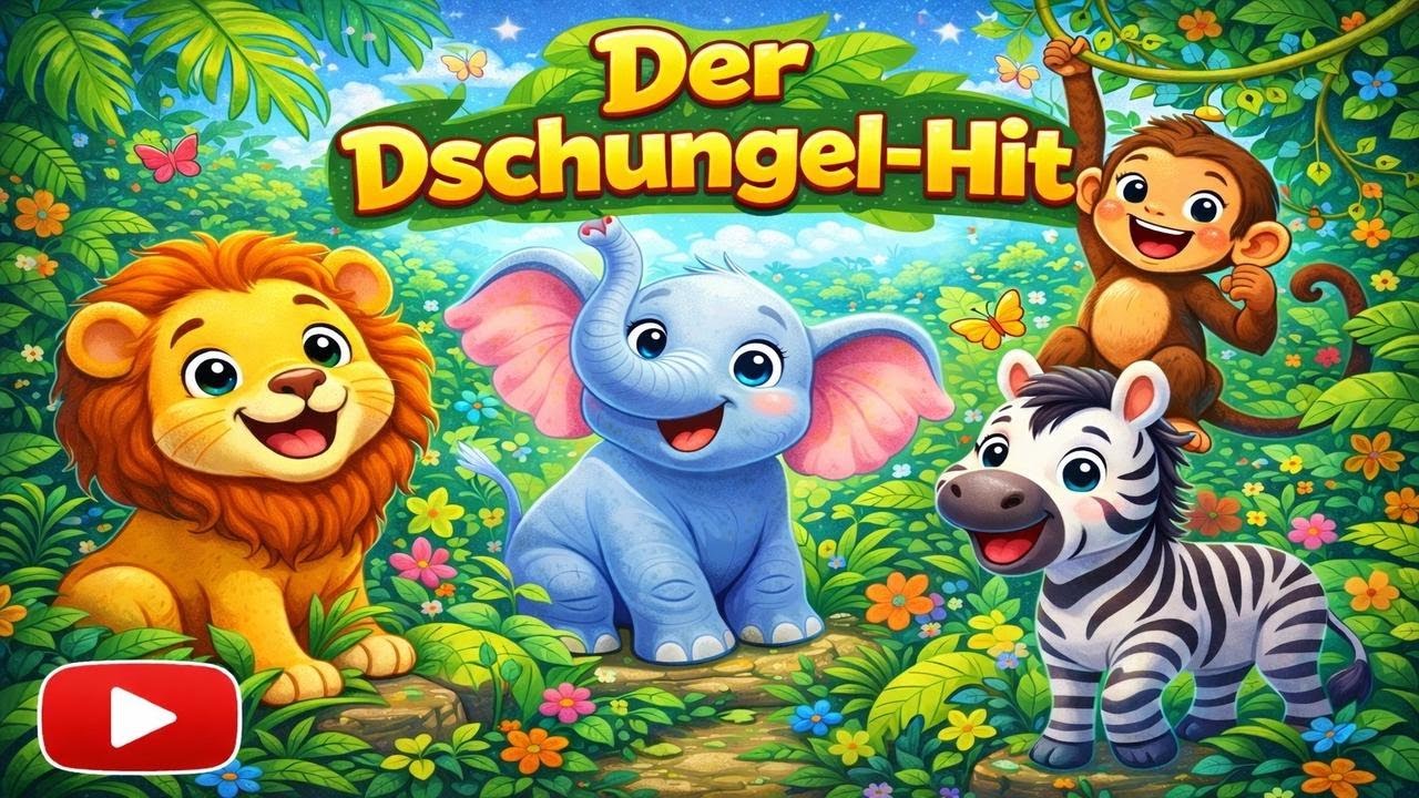 Der Dschungel-Hit: Tiere lernen für Kinder 🦁🐵 | Kinderlieder zum Mitsingen