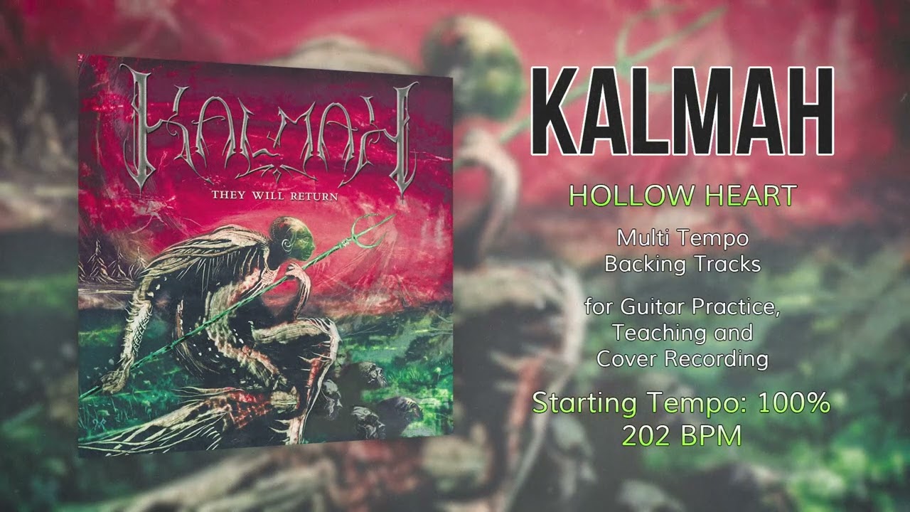 KALMAH - Hollow Heart - 100% Tempo (202 BPM) Backing Track
