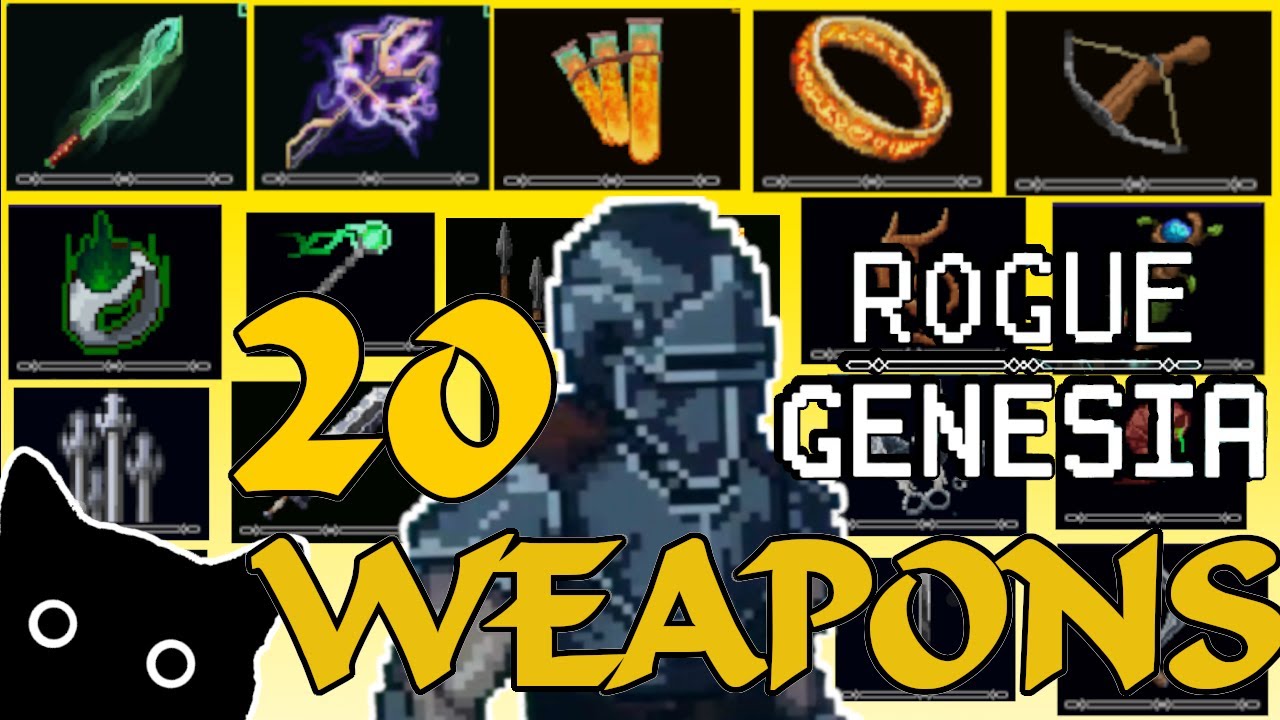 20 Weapon GOD Run! Final Boss ONESHOT! Rogue Genesia Gameplay