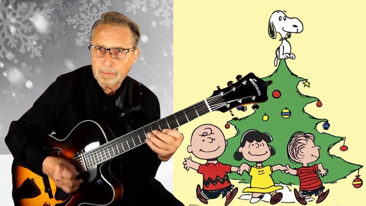 Major Vince Guaraldi Vibes! O Christmas Tree on Jazz Guitar