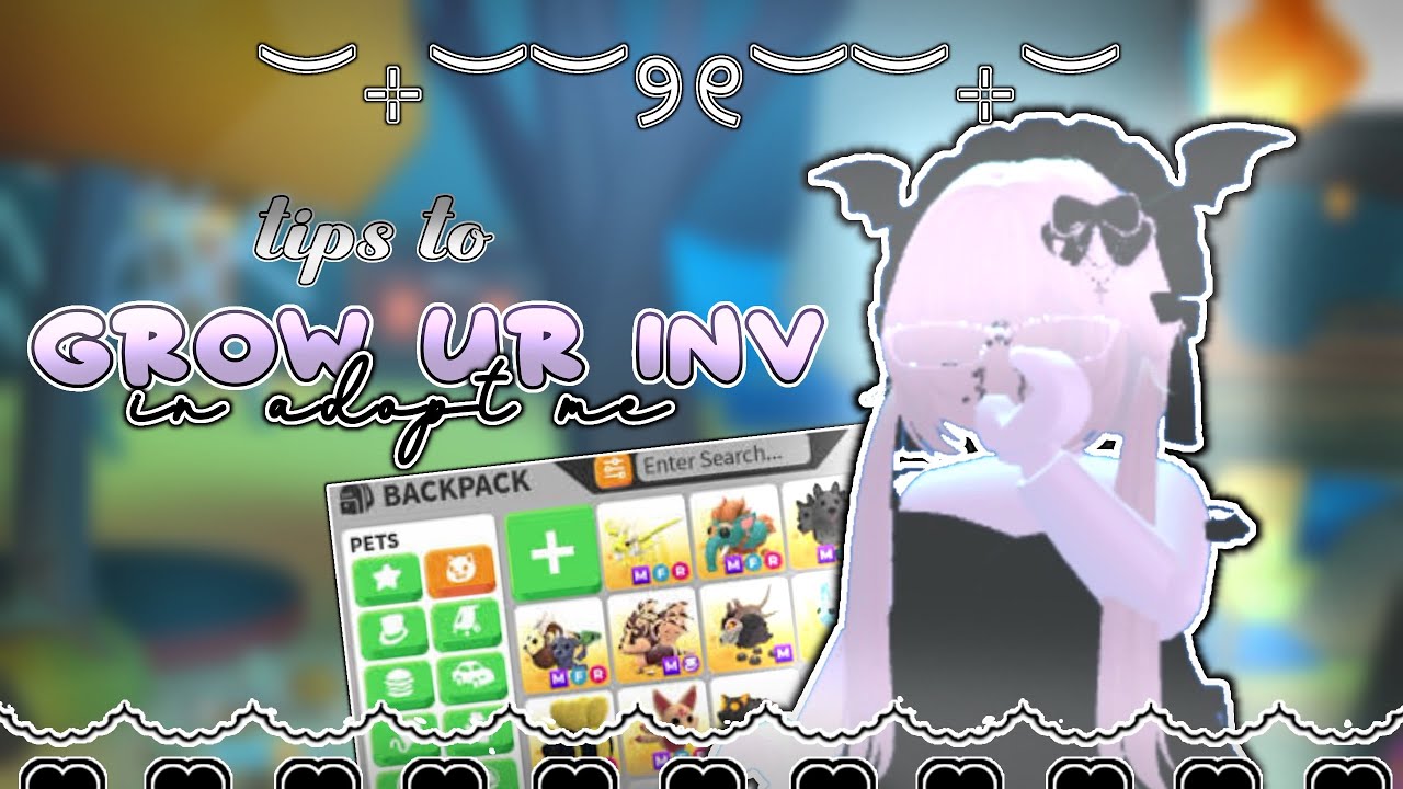 🦇 . . || TIPS TO GROW YOUR INVENTORY IN ADOPT ME !! 🎀  || Roblox Adopt Me