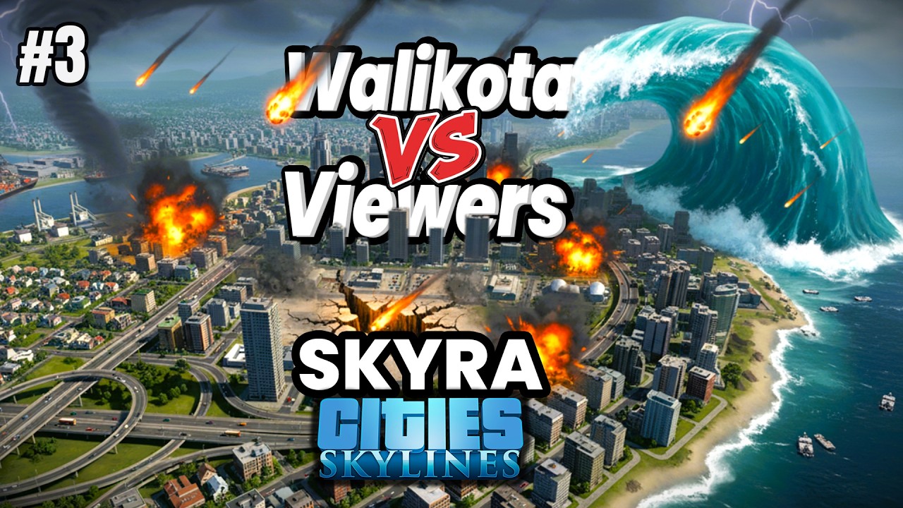 DAY 3 SKYRA VS THE WATCHER CITIES SKYLINES INDONESIA | DAREDA