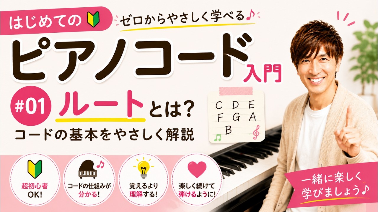 ピアノコード弾きの楽しさを体験しよう！初心者向けチュートリアル