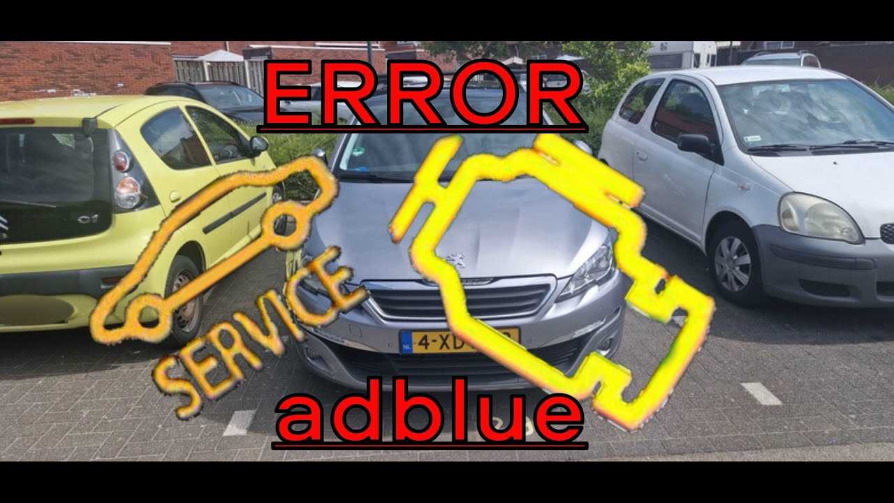 Peugeot 308SW 2014 ошибка мочевины AdBlue и ее исправление, а также бонусный канал Piaggio MP3 400