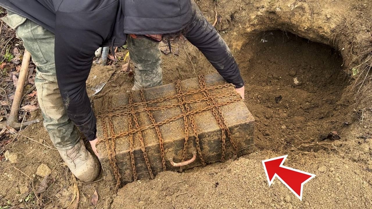 Мы нашли сундук, полный сокровищ❗️ [Странный поиск сокровищ с металлоискателем]