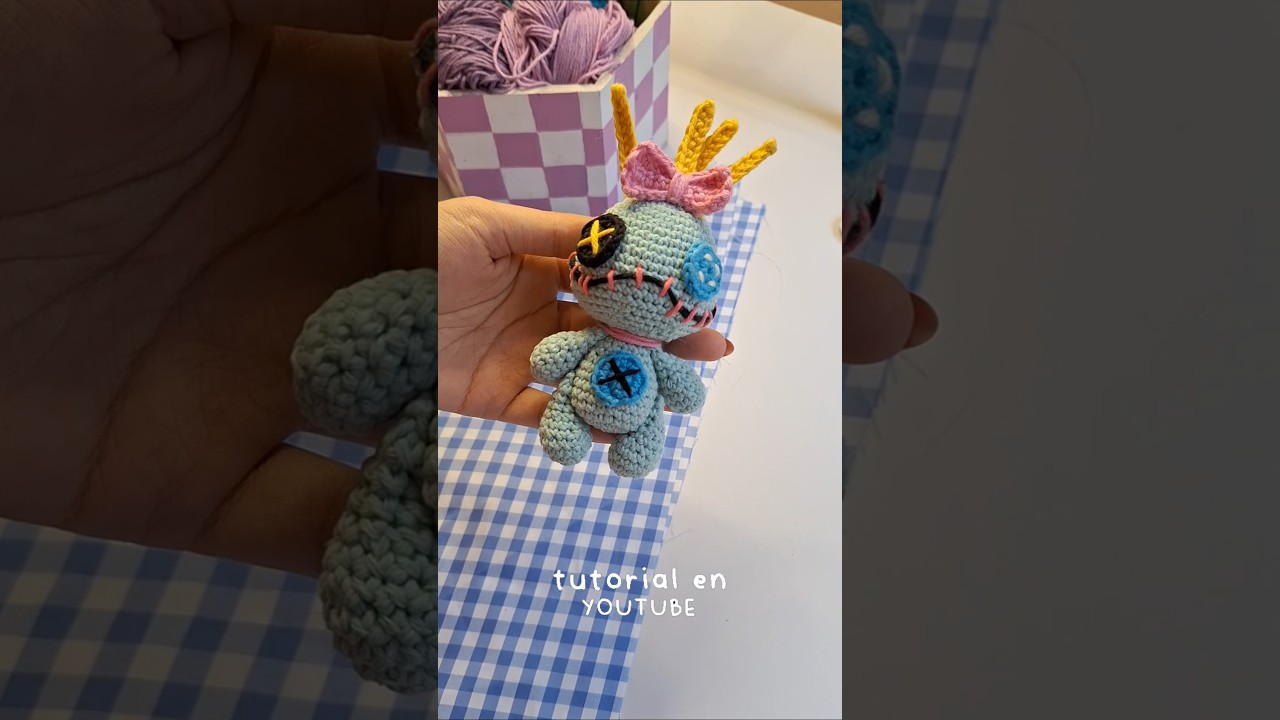 🌸 TRAPOS de Lilo & Stitch AMIGURUMI TUTORIAL / tejido a crochet ✨ #crochet #amigurumi #liloystitch