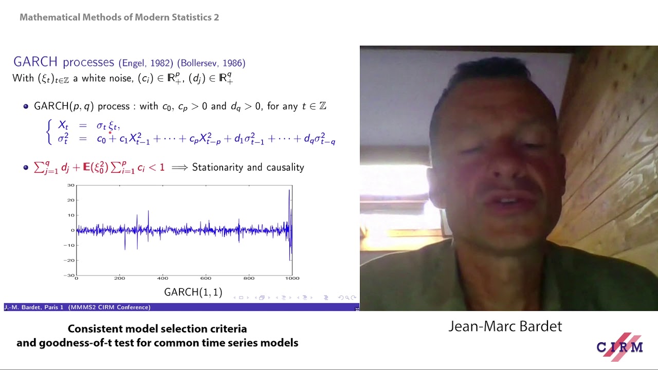 Jean-Marc Bardet: Consistent model selection criteria and goodness-of-fit test for common time...