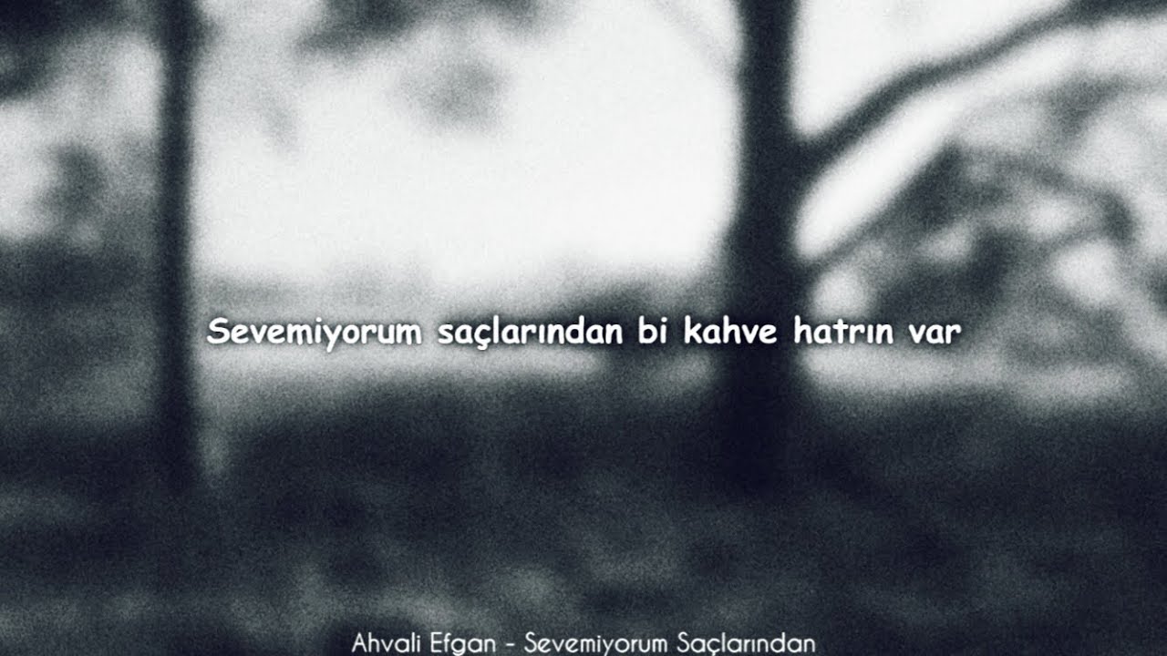 Ahvali Efgan - Sevemiyorum Saçlarından