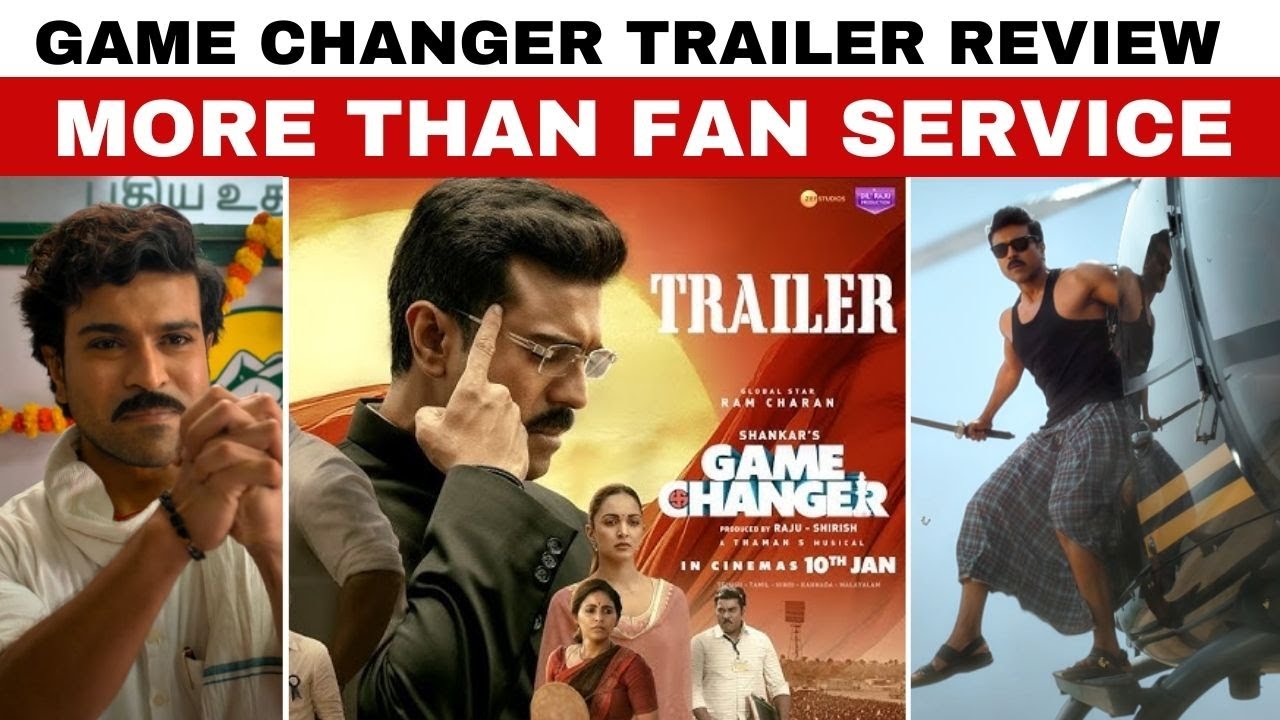Game Changer Trailer Review | Intense And Mass? | Ram Charan | Kiara Advani | Shankar