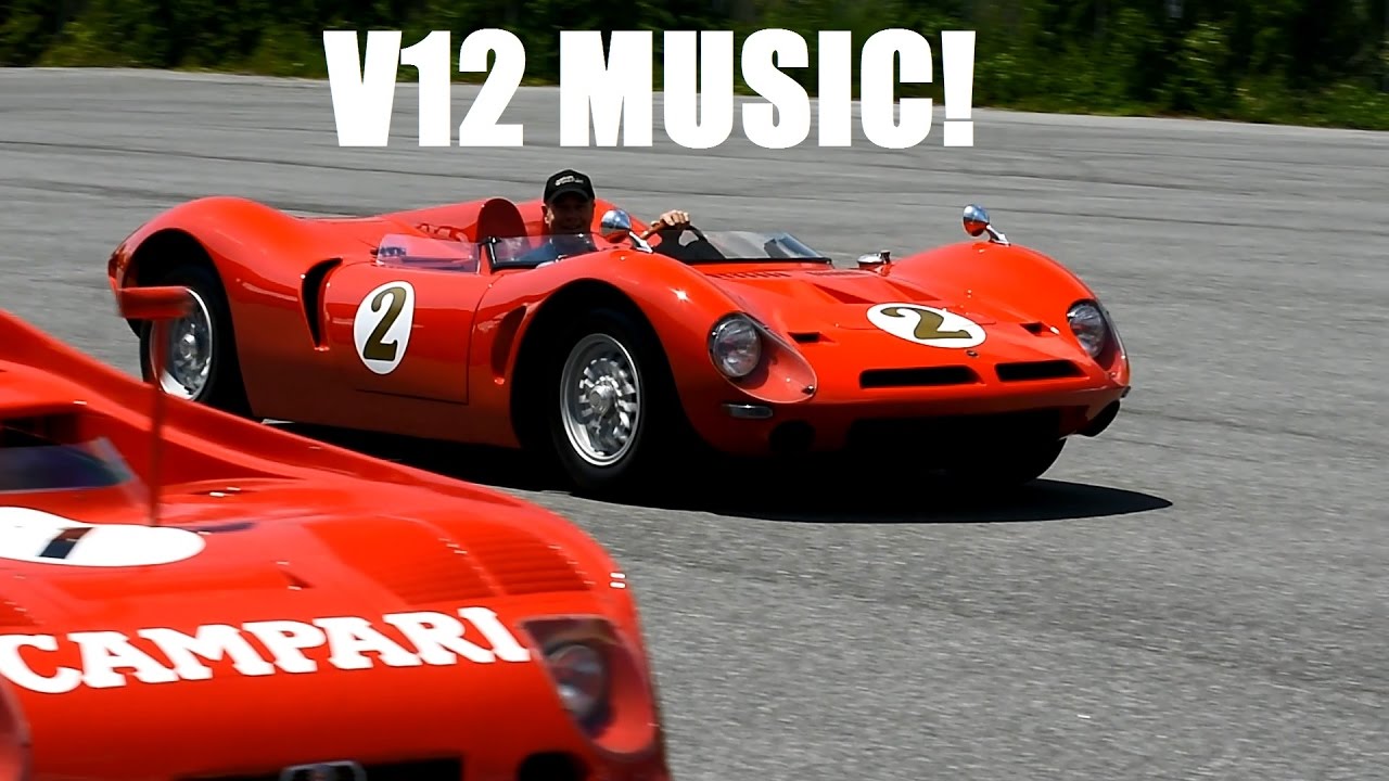 V12 MUSIC of the Ferrari 375MM, BIZZARINI P538 & Auburn V12 Speedster at the Simeone Museum