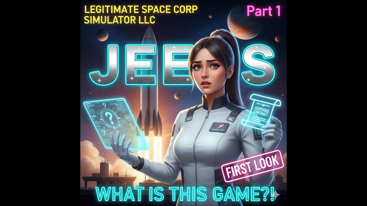 ПЕРВЫЙ ВЗГЛЯД: ЭТО НАСТОЯЩЕЕ? 🚀 Legitimate Space Corp Simulator LLC #1 #gaming #ohhaiyo #jeeys
