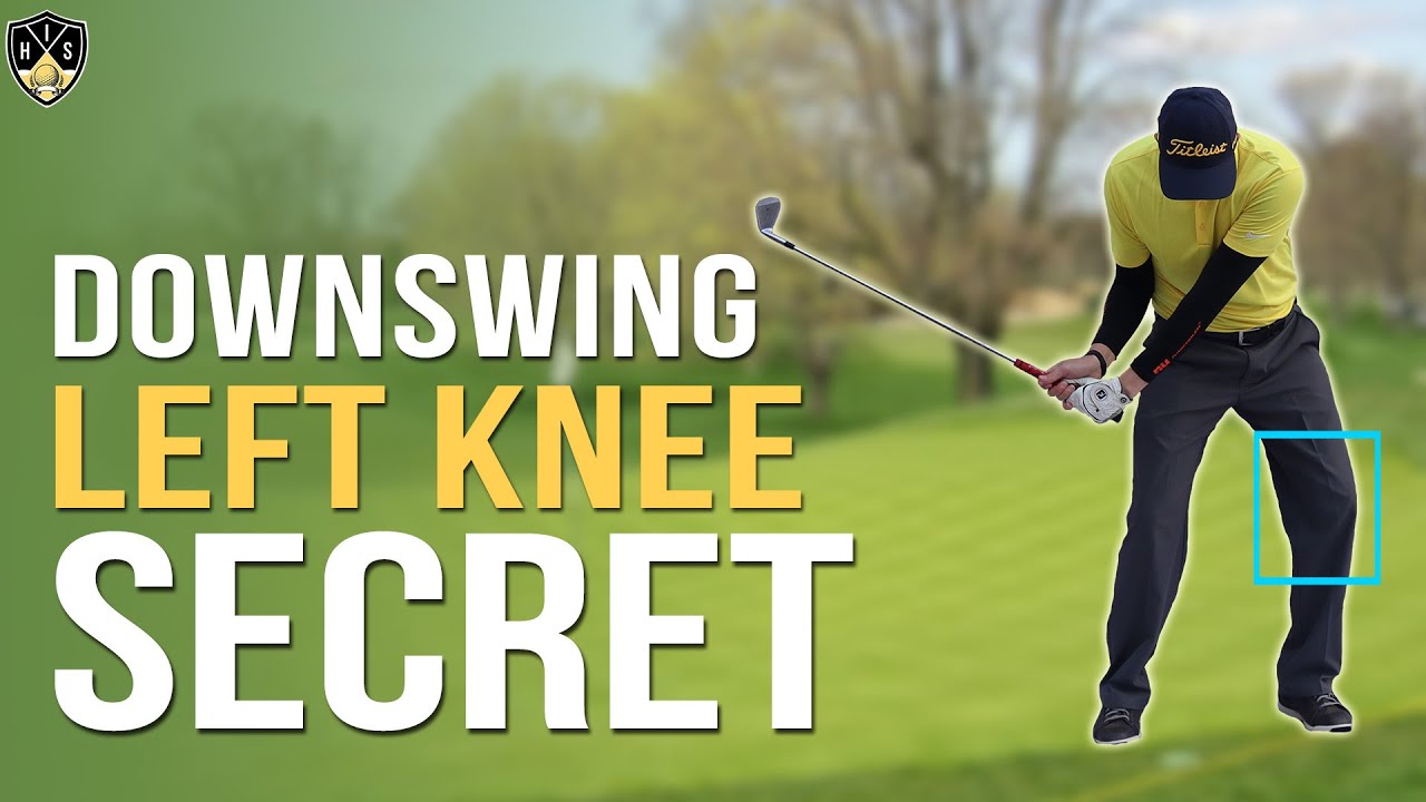 Left Knee Golf Downswing ➜ Make A Great Transition