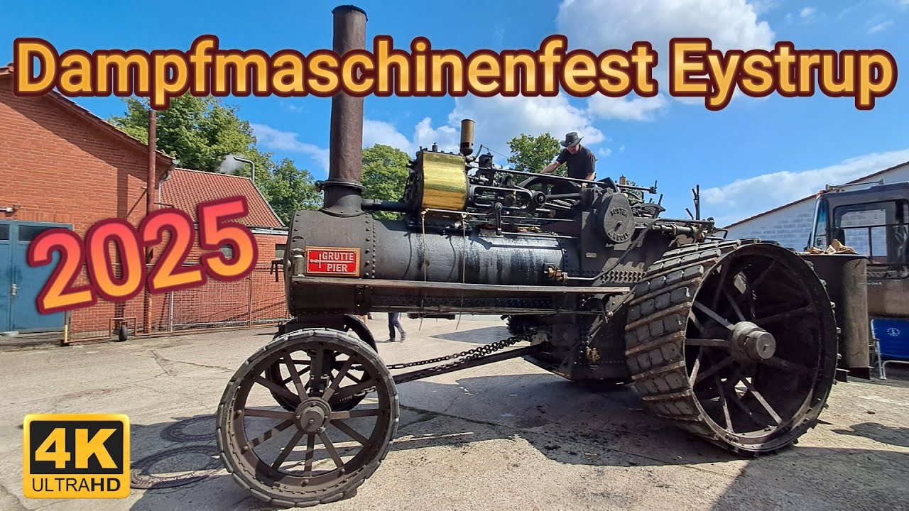 Dampfmaschinenfest in Eystrup beim Industriedenkmal Senffabrik Leman am 26. und 27. Juli 2025