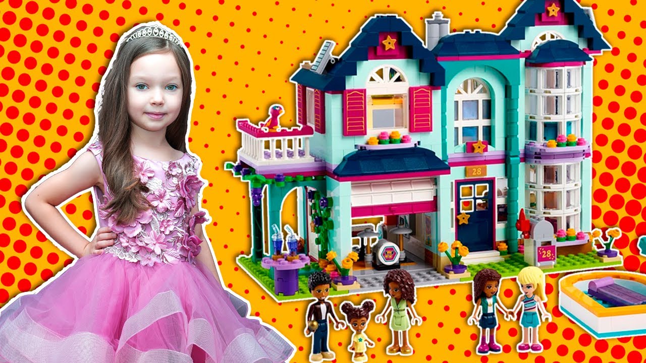 Лего френдс Дом семьи Андреа | Lego friends Andrea's family house