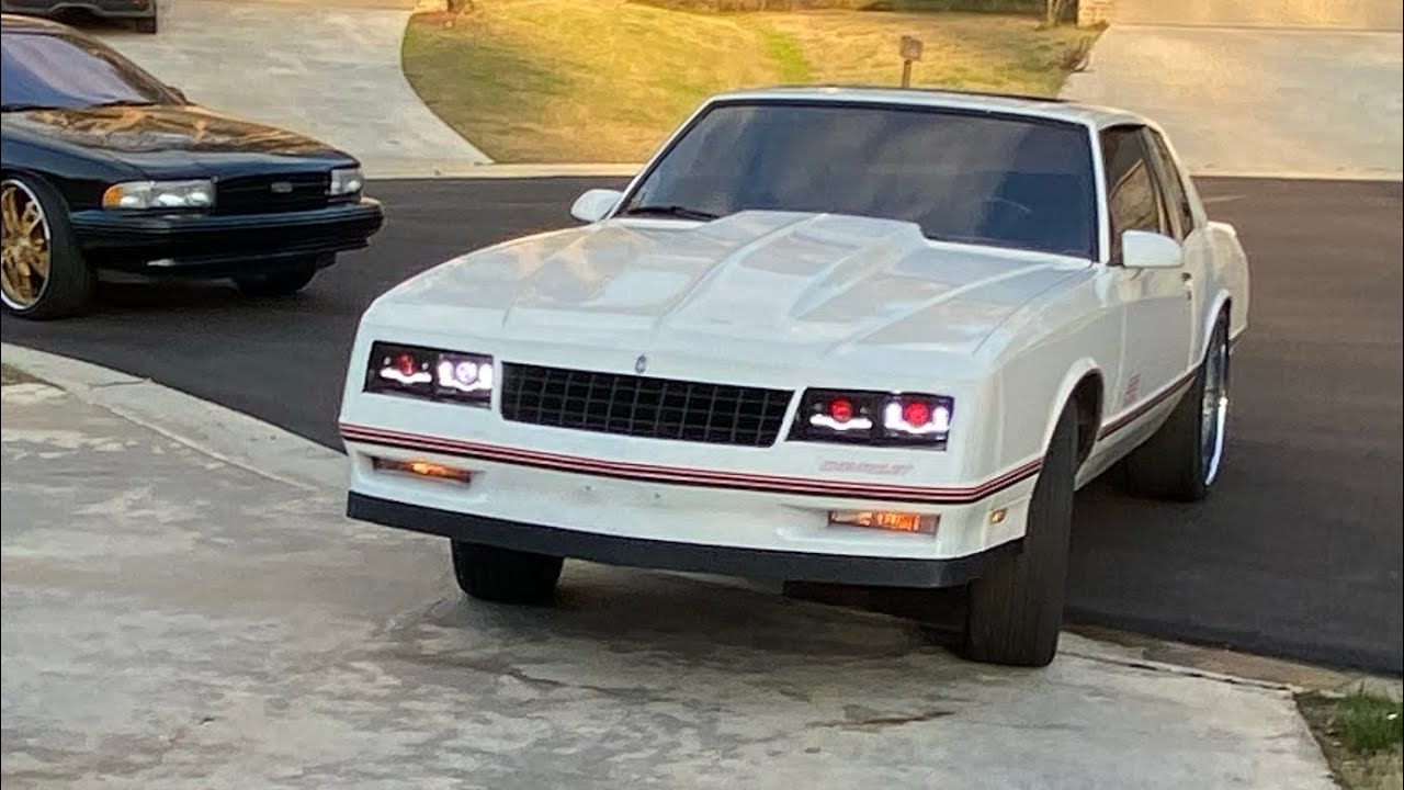 1988 Monte Carlo SS LS swap sitting on 24” brush face Rucci