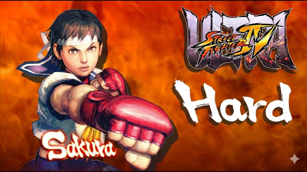 Ultra Street Fighter IV Arcade Mode Sakura Hard Mode