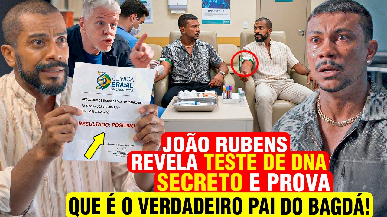TRÊS GRAÇAS - João Rubens REVELA TESTE DE DNA SECRETO e PROVA QUE É O VERDADEIRO PAI do BAGDÁ!