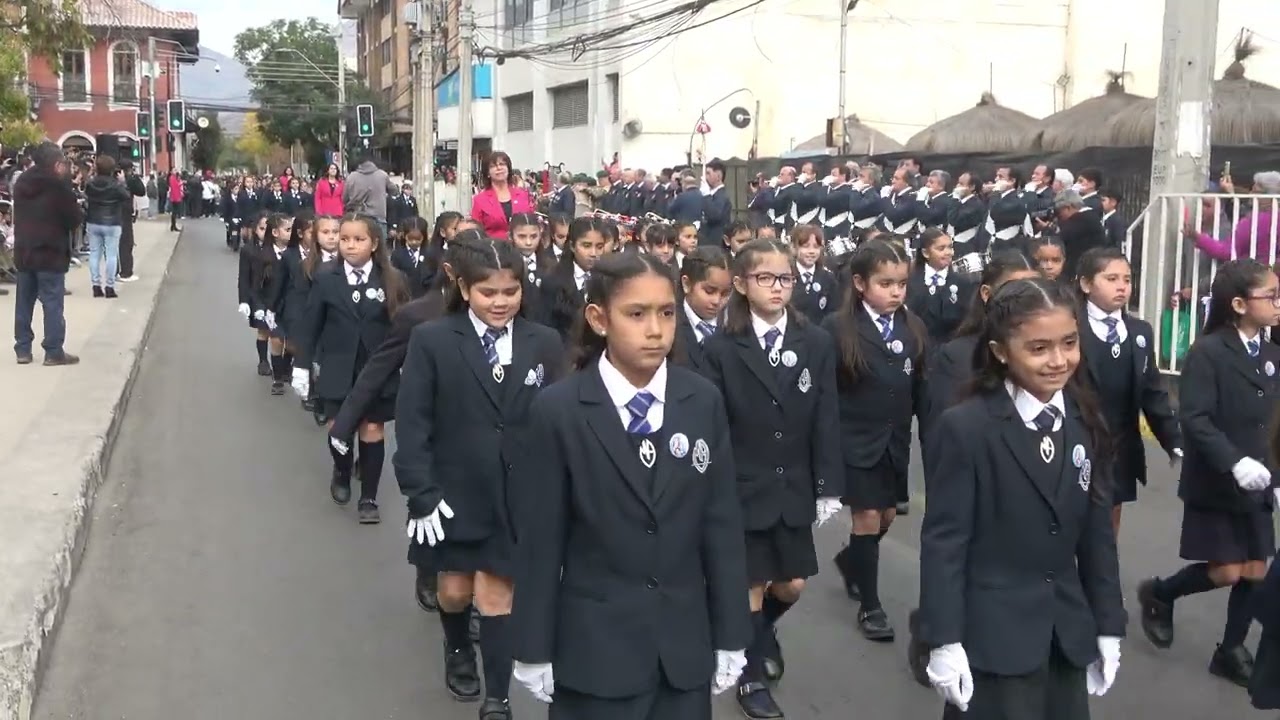 Desfile de Honor Cien Años del Colegio María Auxiliadora de Los Andes, 25 de abril 2025