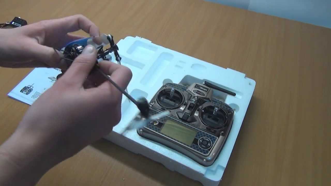 WLtoys V977, бесколлекторный мини вертолет