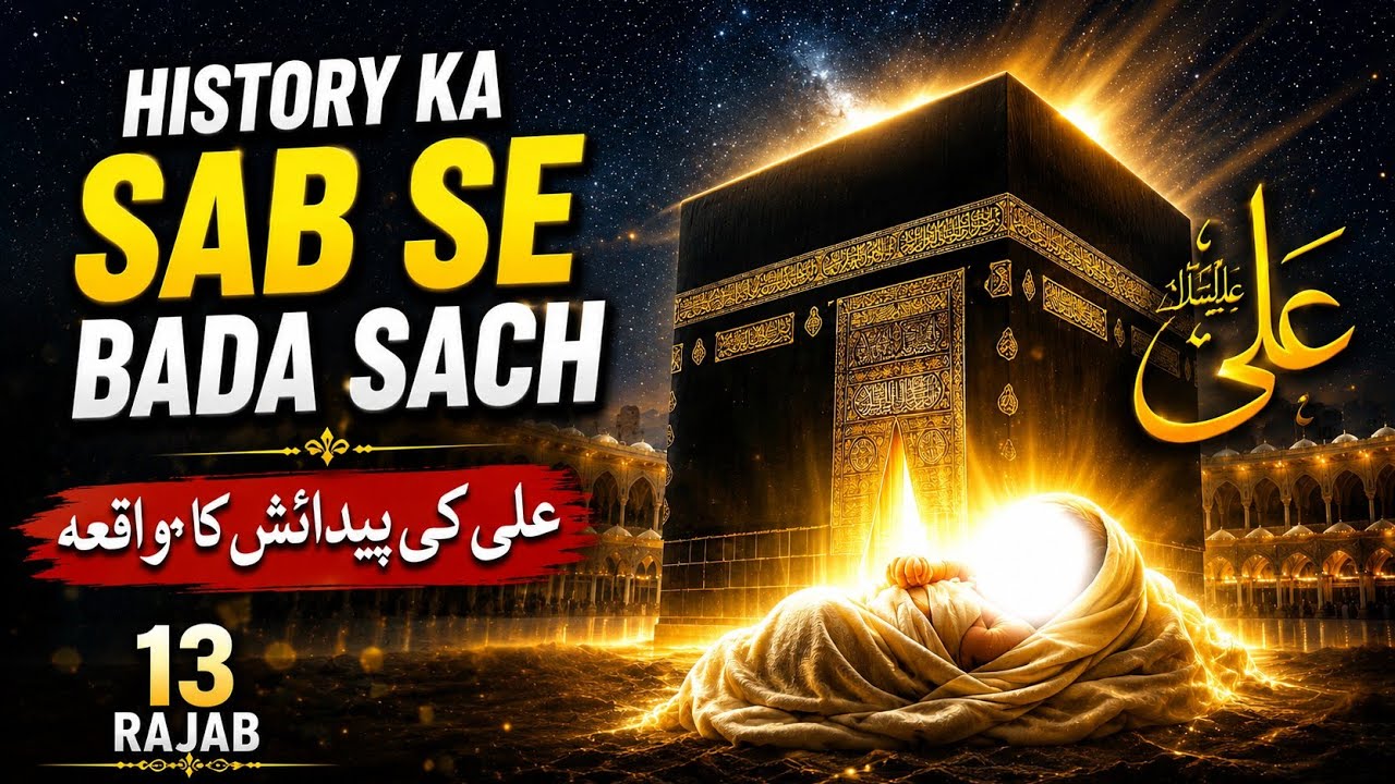 13 Rajab Wiladat e Imam Ali aa | Wo Wiladat Jo Sirf Ek Bar Hui | Kaba ka Moajza 