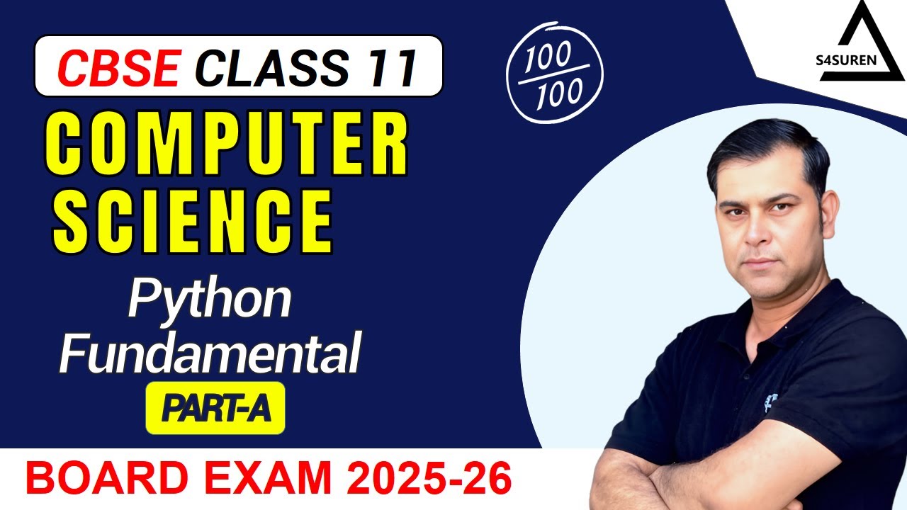 Python Fundamentals (Part-A) Class 11 | Introduction, Tokens, Literals, Operators | CS 2025–26