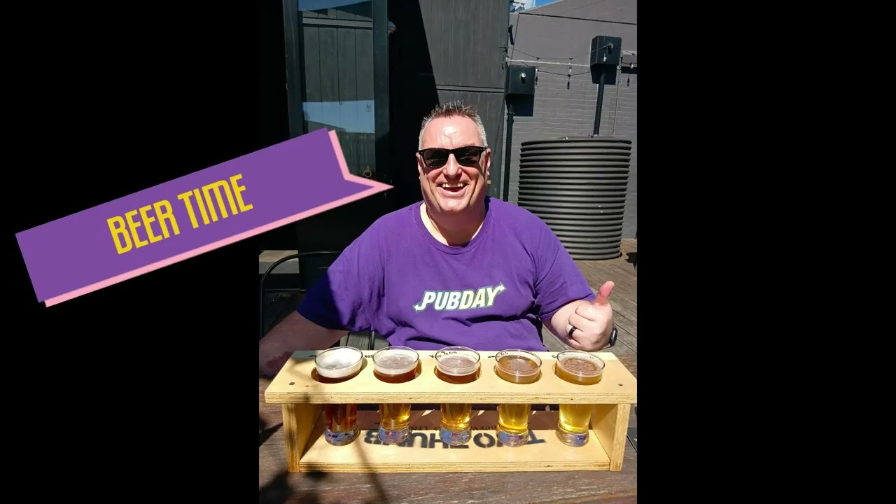 Trying a Beer Tasting Platter at Two Thumb Brewery 🍺 | Christchurch Pub Review
