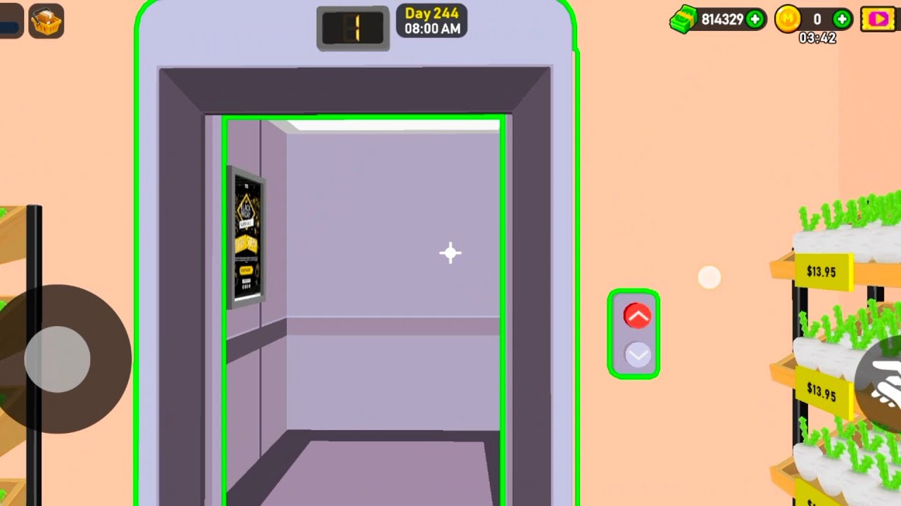 Supermarket Tycoon 3D Gameplay - Elevator Unlocked