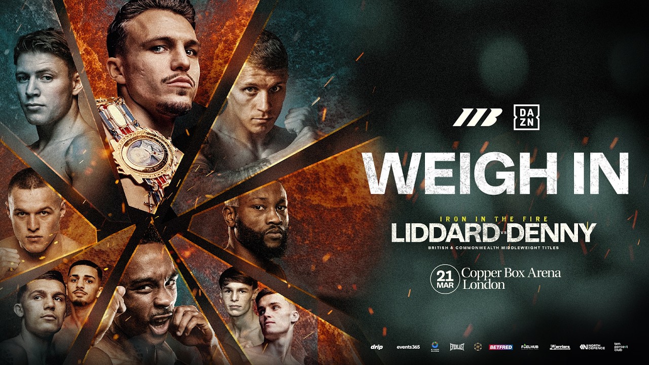 George Liddard Vs Tyler Denny | Weigh In *LIVE* | Matchroom Boxing