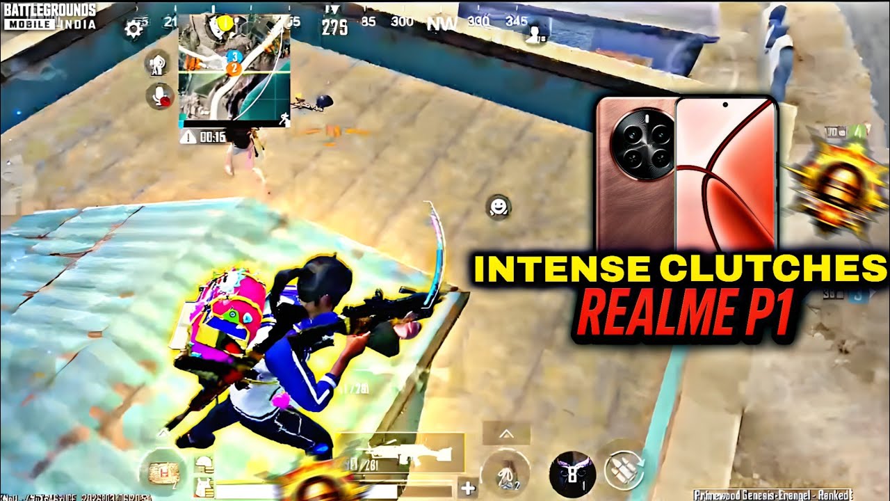 Insane Clutch Moments 😱🔥 REALME P1 📱 BGMI & PUBG | @Gokugaming09 