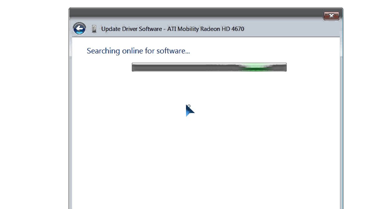 Updating Drivers using Device Manager