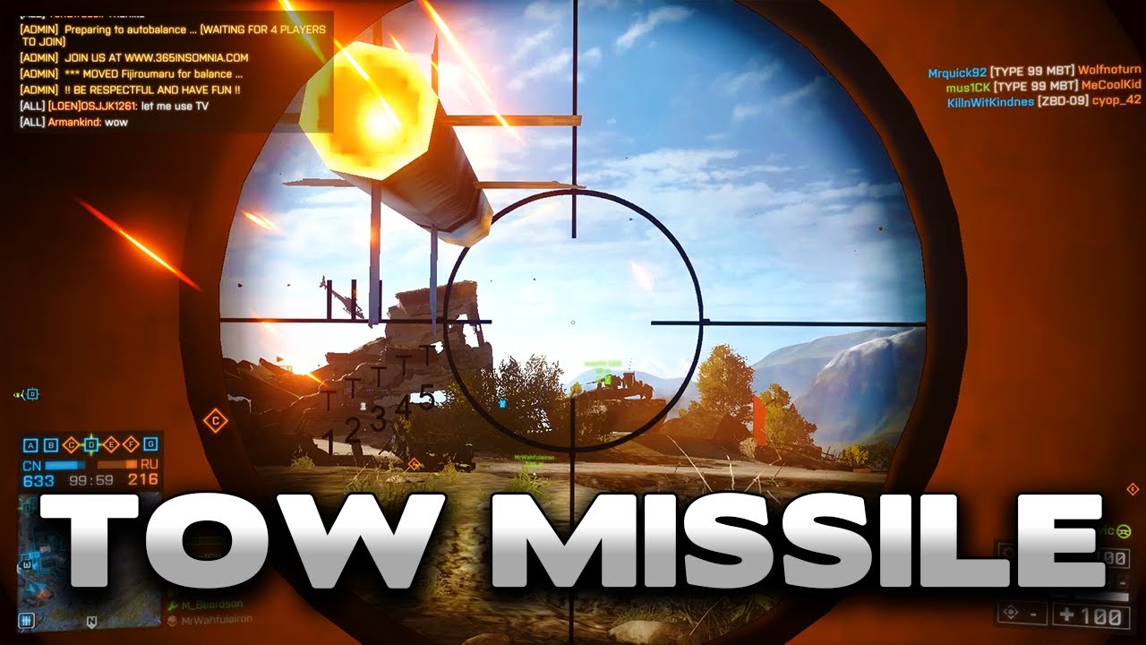 Battlefield 4 TOW Missile Shots 2