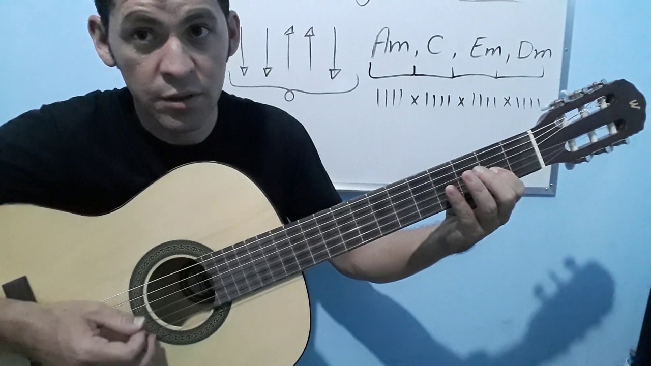 AULA DE VIOLÃO - Jesus Cristo (Am, C, Em Dm)