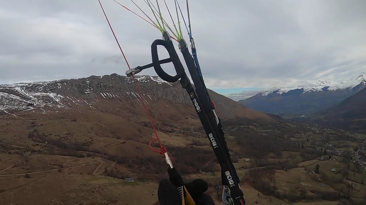 decollage parapente sigma 10 couraduque fevrier 2026