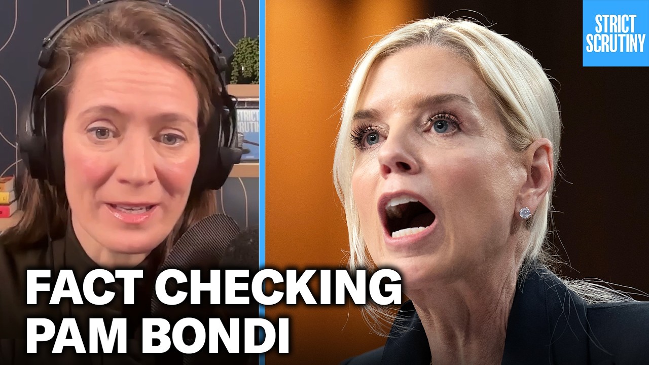 Pam Bondi Melts Down In Epstein Files Hearing