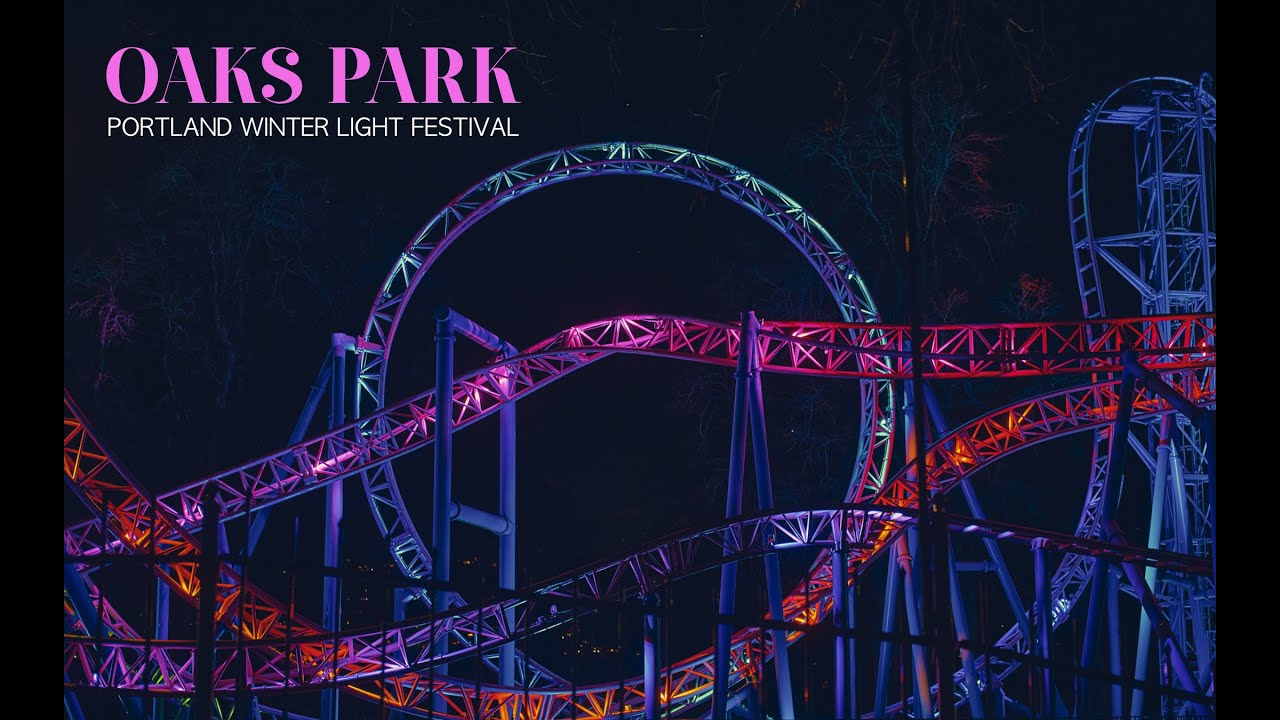 Portland Winter Lights Festival - Part One: Oaks Amusement Park