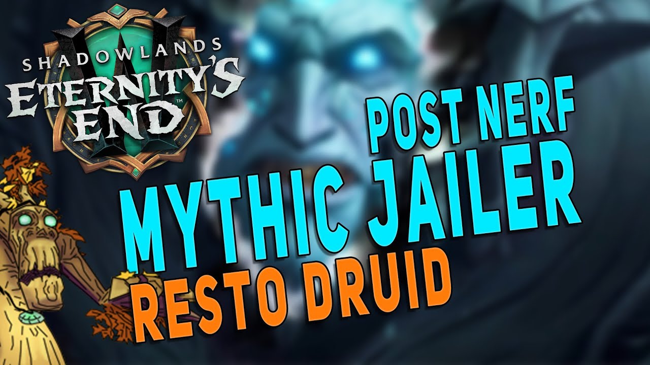 9.2.5 Resto Druid | Mythic Jailer (Post Nerf) - Sepulcher of the First Ones | WoW Shadowlands