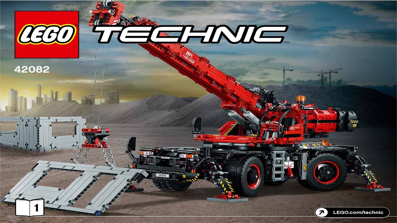⚙ LEGO instructions ⚙ Technic ⚙ 42082 ⚙ Rough Terrain Crane ⚙ (Book 1) ⚙