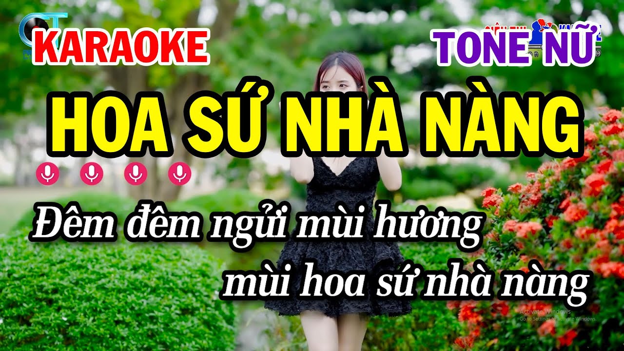 Karaoke Hoa Sứ Nhà Nàng Tone Nữ ( Am ) Nhạc Sống Bolero Trữ Tình Dễ Ca  || Siêu Thị Karaoke