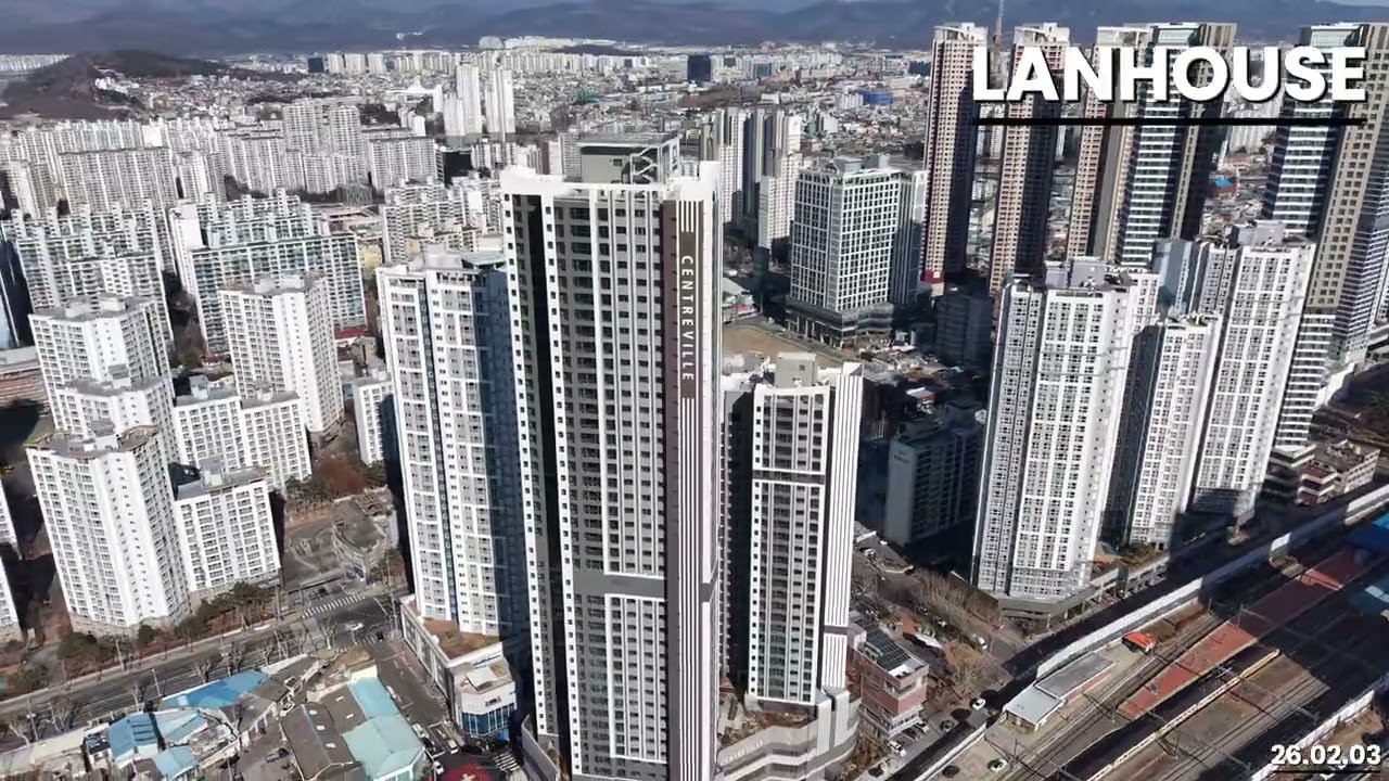 대구역 북구권 변화의 중심, 센트레빌 더 오페라 현장 드론 투어