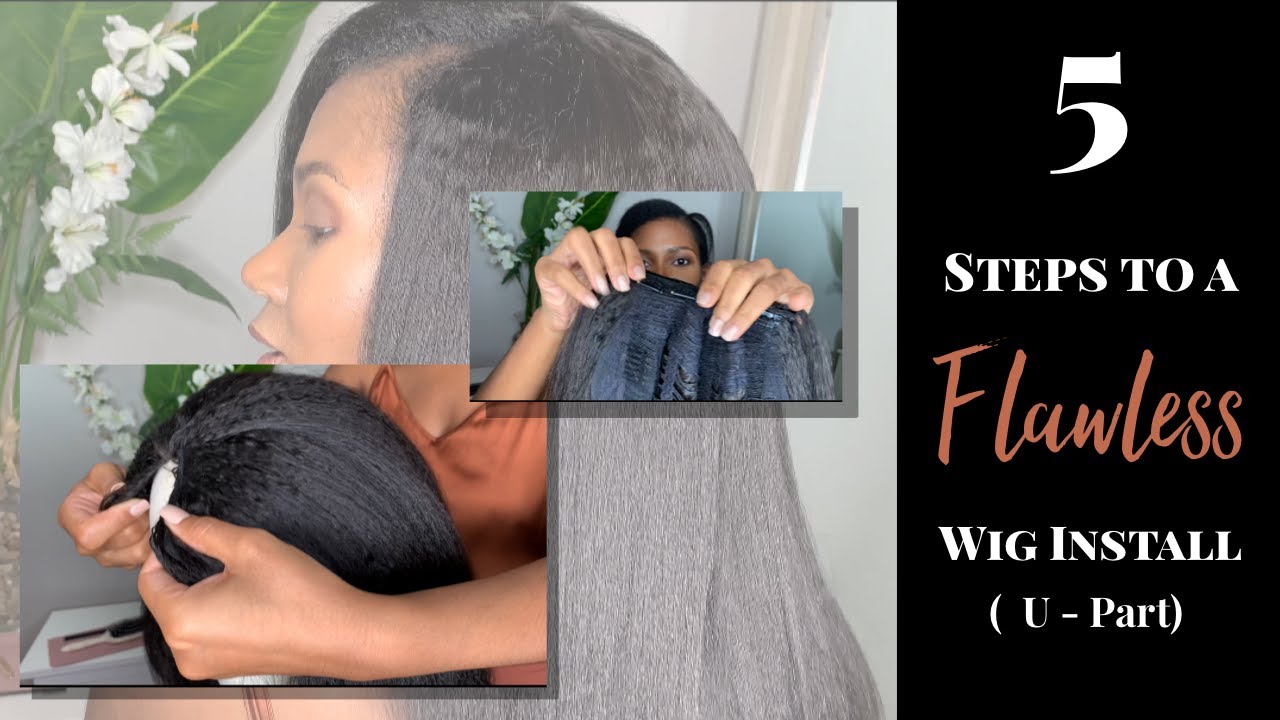 Easy U-Part Wig Install w/ Relaxed Natural Kinky Straight Texture with True + Pure Texture TruPart™.