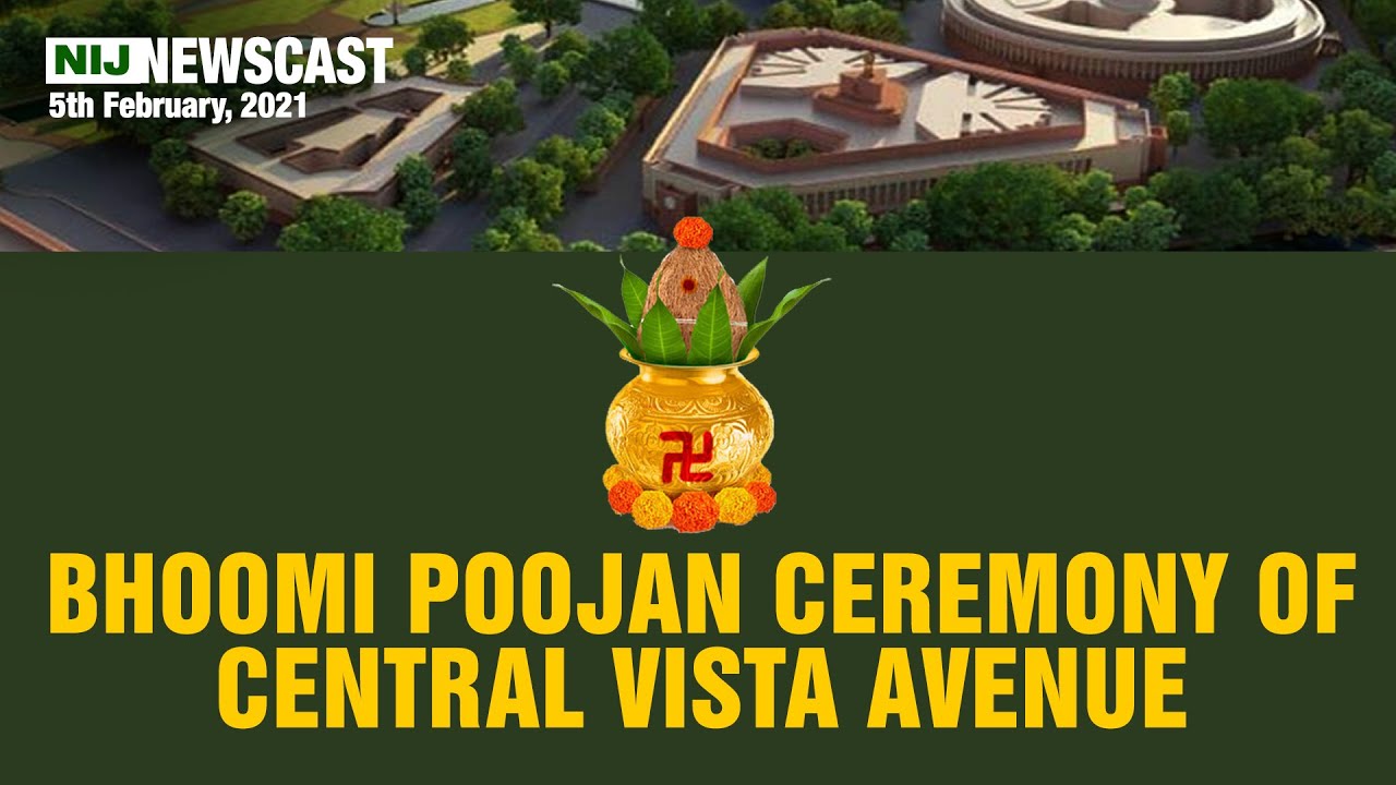 Bhoomi Poojan ceremony of Central Vista Avenue