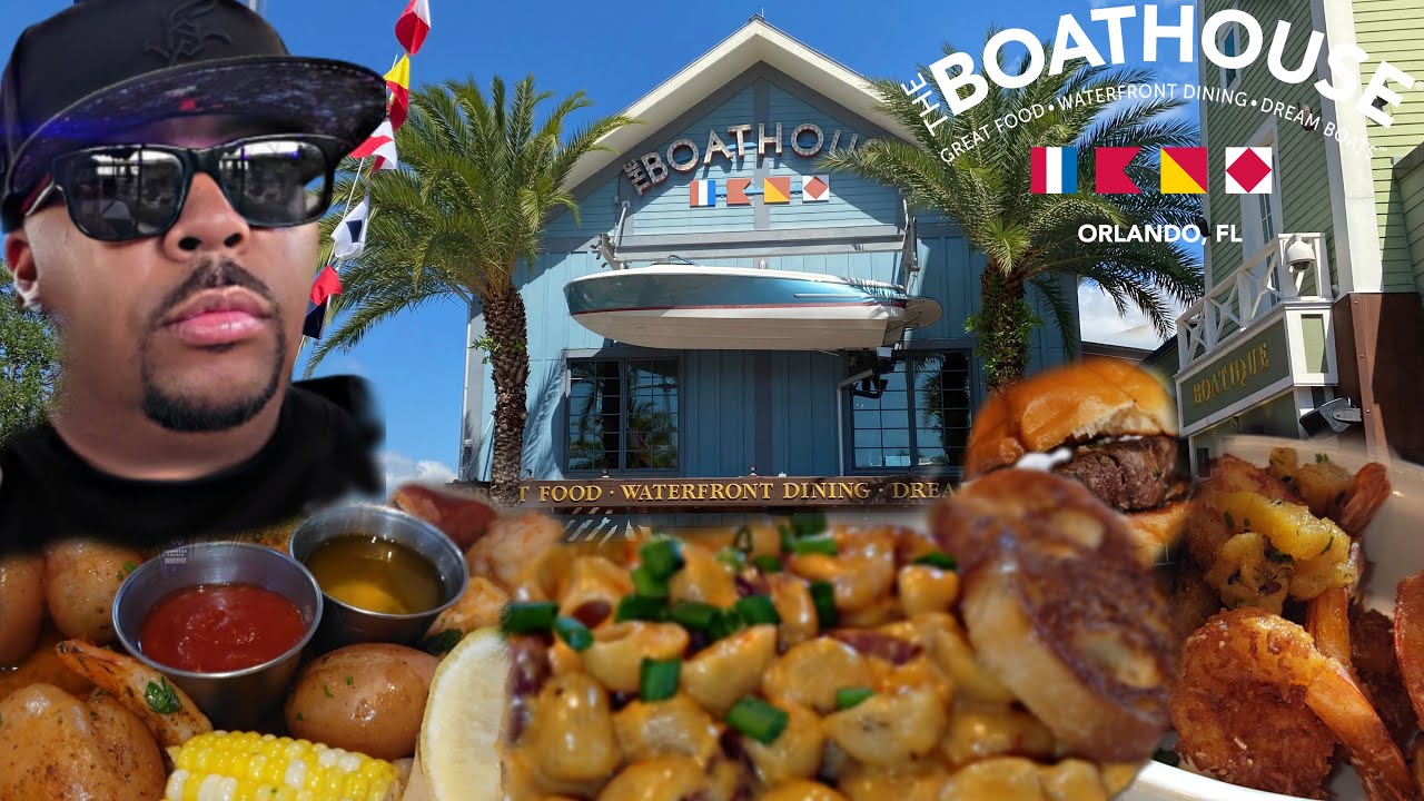 The BEST Food In Disney Springs | The Boathouse Restaurant