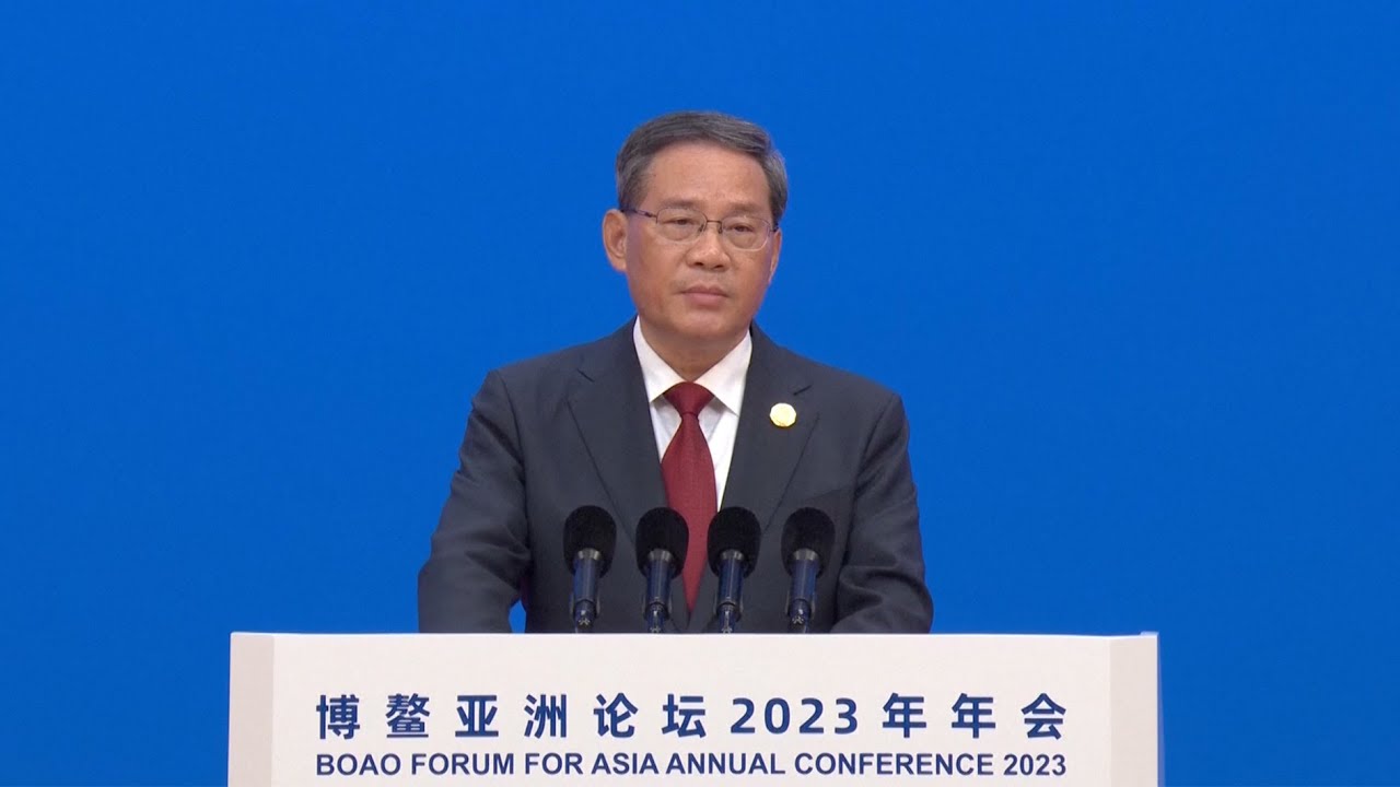 Chinese Premier Li Qiang delivers keynote speech at Boao Forum opening