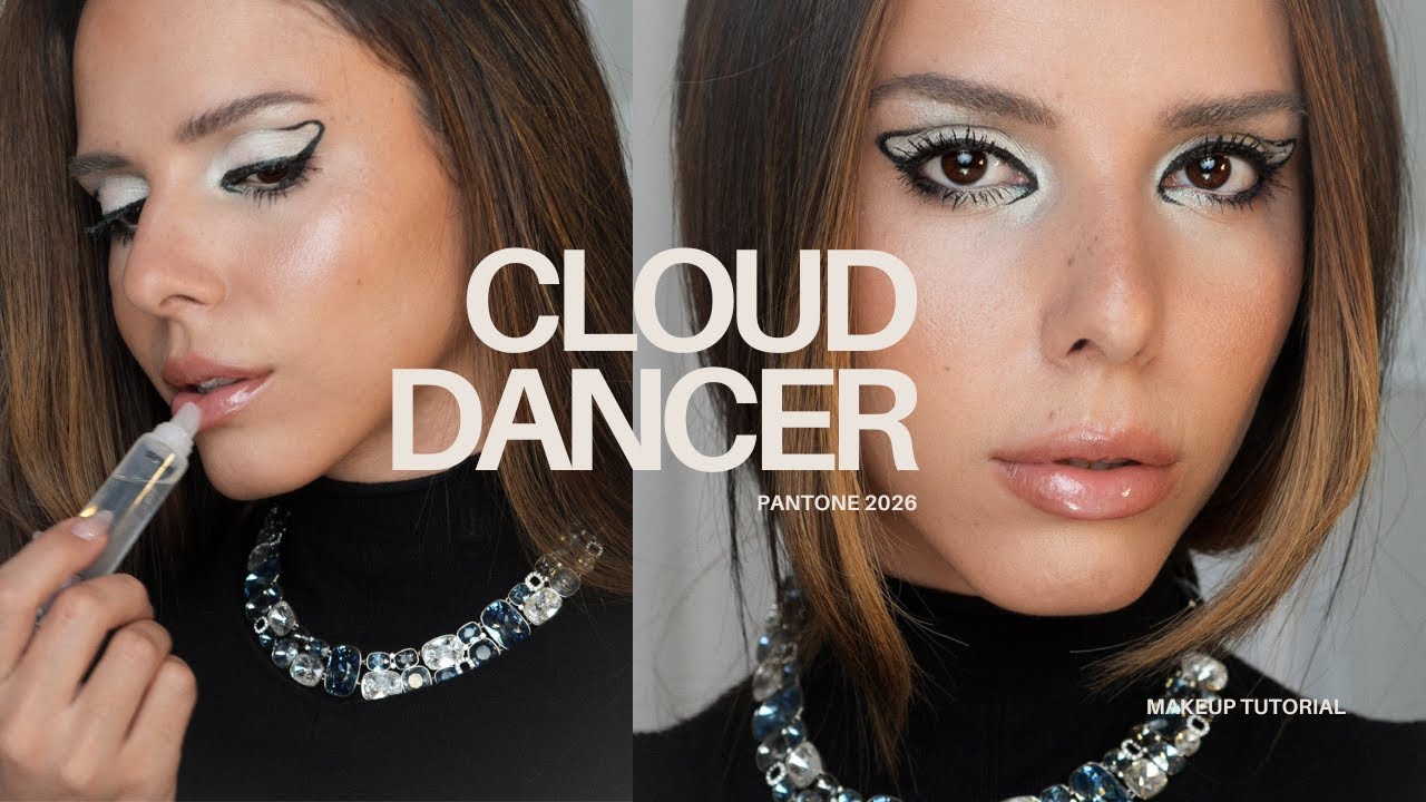 MAQUIAGEM ARTISTICA CLOUD DANCER (Cor Pantone 2026) | FAST MAKEUP
