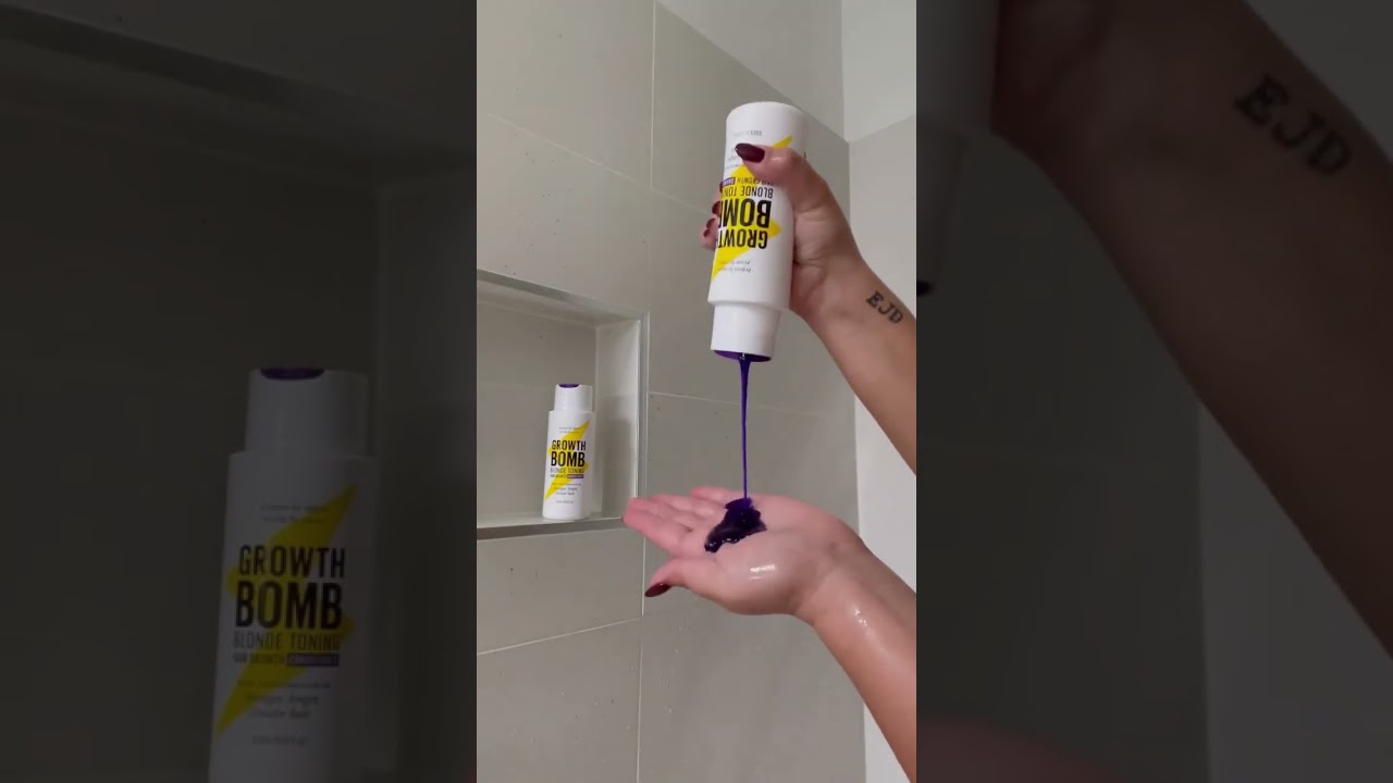 The Bomb for Brass. Tone & Grow Your Blonde. 💣